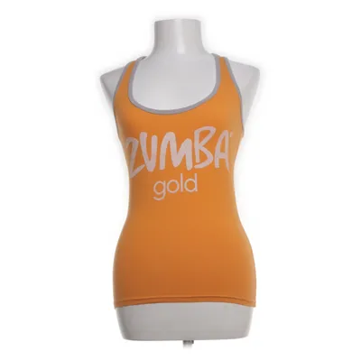 Tank Top (Orange, Gray) from Zumba Wear Cotton, Elastane