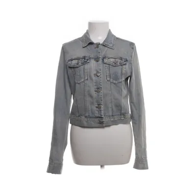Veste en jean (Bleu) de Denim by Lindex Coton, Élasthane
