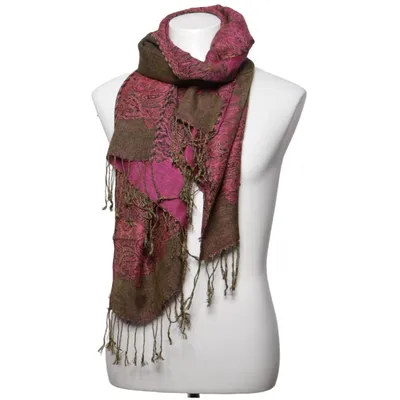 Halsduk (Rosa, Flerfärgad) från Pashmina Silke
