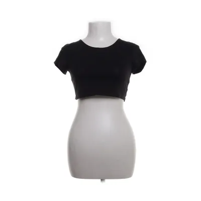 Crop top (Zwart) van Weekday