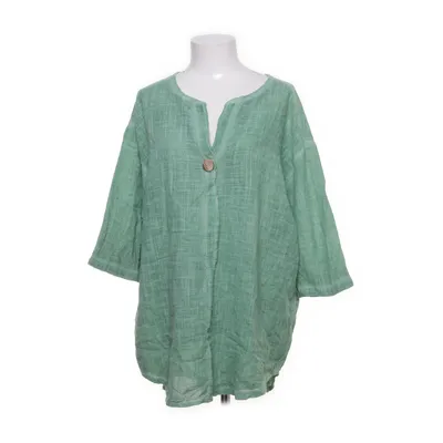 Bluse (Grøn) fra New Collection Bomuld, Linned