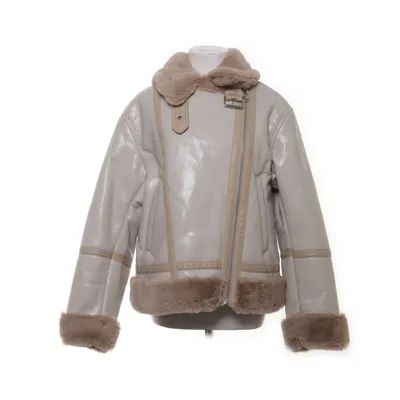 Shearlingjacka (Beige) från H&M Polyester, Polyuretan