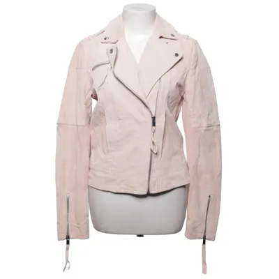 Bikerjakke (Pink) fra VILA Clothes Læder, Polyester
