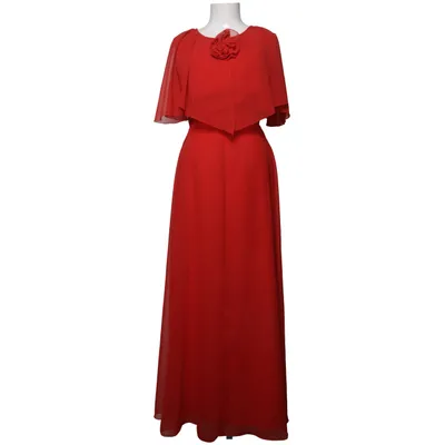 Aftonklänning (Röd) från Petersson Maid Acetat, Polyester