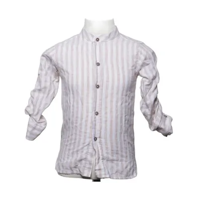 Chemise (Beige, Blanc) de Boutique Coton