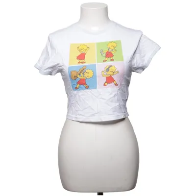 T-shirt (Hvid, Flerfarvet) fra The Simpsons Bomuld