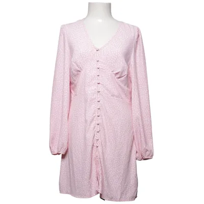 Klänning (Rosa, Vit) från Nelly x Glamorous Polyester