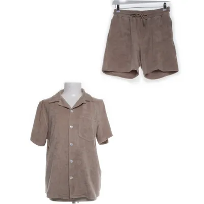 Set (Beige) van Nikben Katoen, Polyester