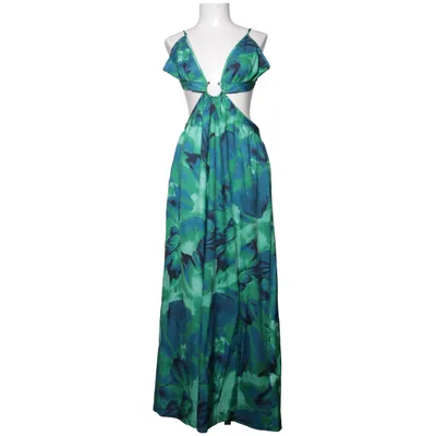 Maxikjole (Grøn, Blå) Polyester
