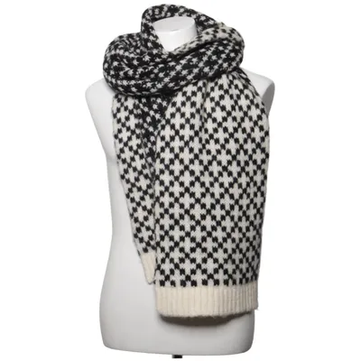Scarf (Black, White) from Arket Alpaca wool