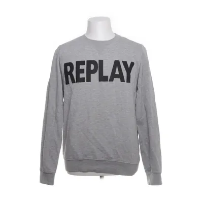 Sweatshirt (Grijs, Zwart) van Replay Katoen, Polyester