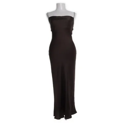 Maxi dress (Brown) from Massimo Dutti Acetate, Viscose