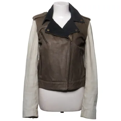 Veste de motard (Gris, Marron, Noir) de Won Hundred Cuir