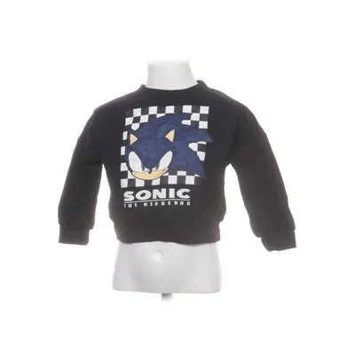 Collegetröja (Svart) från sonic the hedgehog Bomull