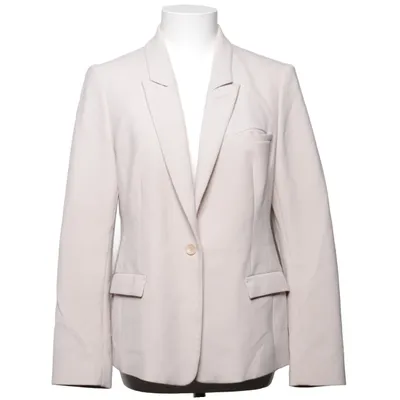 Blazer (Beige) fra René Lezard Acetat, Bomuld, Elastan, Polyester, Viscose