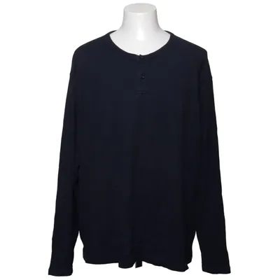 T-shirt manches longues (Bleu) de New England Coton, Polyester