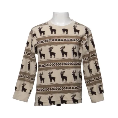 Sweatshirt (Beige, Braun) von Uniqlo Kids Polyester