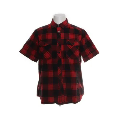 Short sleeve shirt (Black, Red) from Rock Rebel Wool