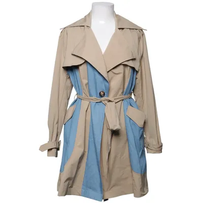Trenchcoat (Beige, Blauw, Meerkleurig) van Mochy Polyester