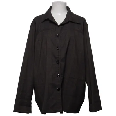 Skjortejakke (Grå, Flerfarvet) fra Lotta Gårdling Elastan, Polyester, Viscose