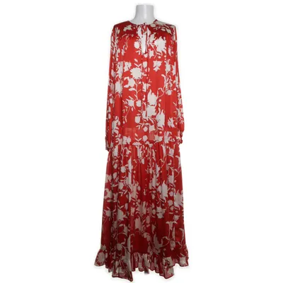 Maxi dress (Red, Multicolored) from Johanna Ortiz x H&M Polyester