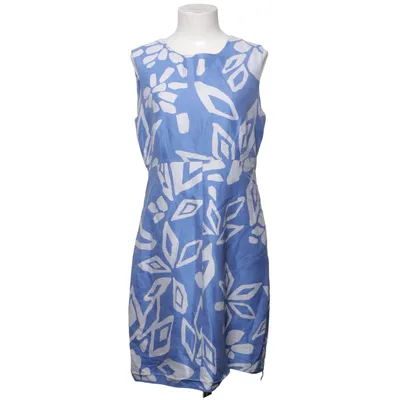 Dress (Blue, White) from Diane von Furstenberg Cotton, Elastane, Polyester, Silk