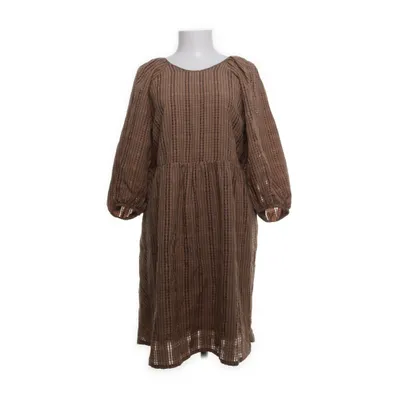 Dress (Brown, Black) from Samsøe & Samsøe Polyester, Viscose