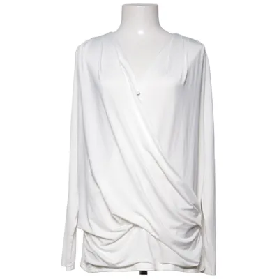 Wikkelblouse (Wit) van Marc Lauge