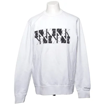 Sweatshirt (White, Black) from Calvin Klein Jeans Cotton