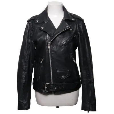 Veste de motard (Noir) de Meotine Cuir