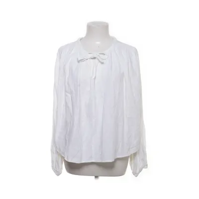 Strikblouse (Wit) van SoSue Linnen, Viscose