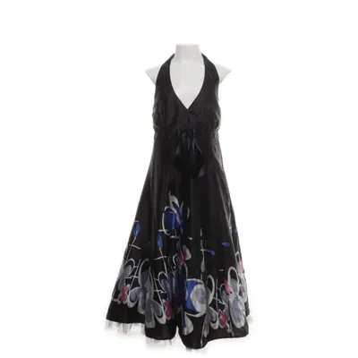 Halternek jurk (Zwart, Meerkleurig) van Cotton Club Katoen, Elastaan, Polyester