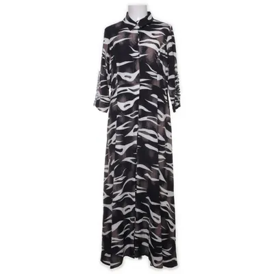Shirt dress (Brown, White, Black) from Farah Viscose