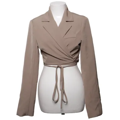 Kavaj (Beige) från Forever 21 Elastan, Polyester