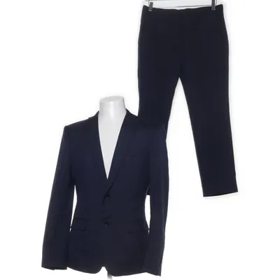 Kostym (Blå) från WE Polyester, Ull