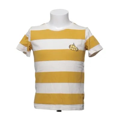 T-shirt (Yellow, White) from Lindex Kids Cotton