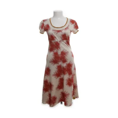 Jurk (Beige, Rood, Meerkleurig) van Nümph Katoen, Polyester