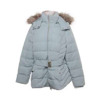 Dunjakke (Blå) fra Yessica Akryl, Dun, Kunstpels, Fjer, Polyester