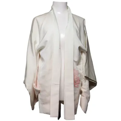 Kimono (Vintage japansk kimono jakke. Haori.)