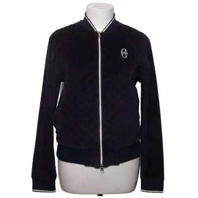 Bomber jacket (Blue) from Conte of Florence Cotton, Polyester