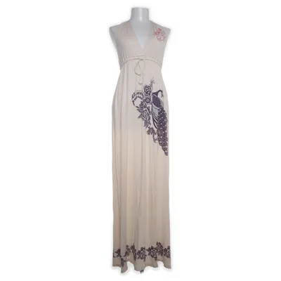 Halterneck dress (Beige) from Pussy Deluxe Viscose, Elastane