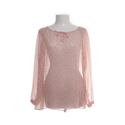 Strikblouse (Wit, Grijs, Roze) van Sophie