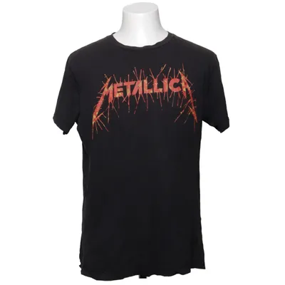 T-shirt (Zwart, Rood) van Metallica Katoen