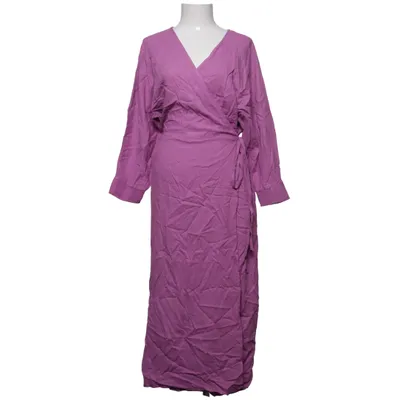 Wrap dress (Purple) from Lindex Linen, Viscose