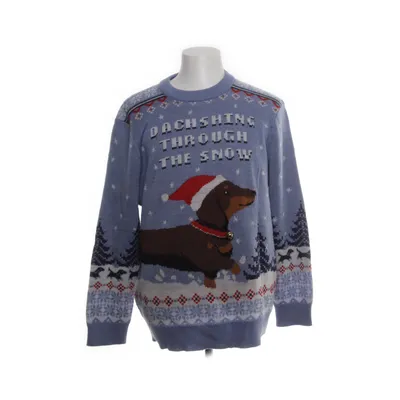 Julesweater (Blå, Flerfarvet) fra H&M Polyester