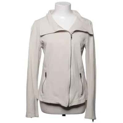 Biker jacket (Beige) from House of Lola Cotton, Elastane