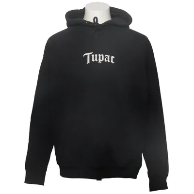 Capuchon sweater (Zwart) van Pull & Bear Katoen, Polyester