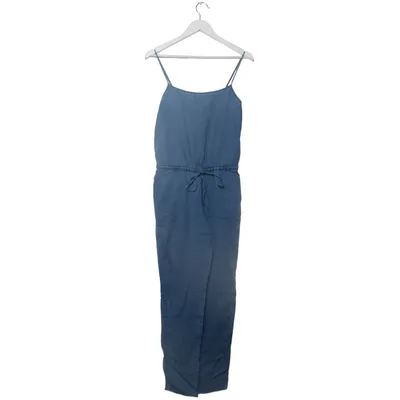 Jumpsuit (Blauw) van Mango Casualwear Katoen, Linnen