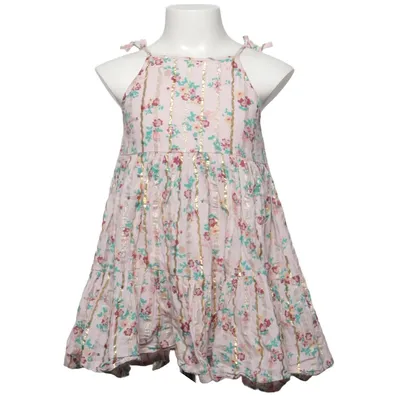 Dress (Pink, Multicolored) from Next Cotton, Metallic fiber