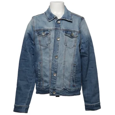 Denim jacket (Blue) from Zara Girls Cotton, Elastane, Polyester